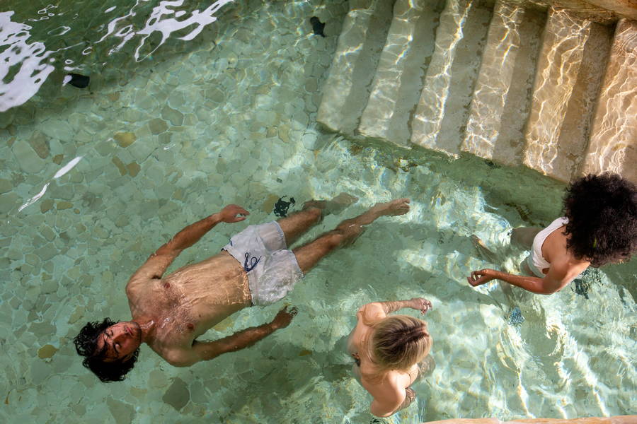 Piscina termale della Regina Spa